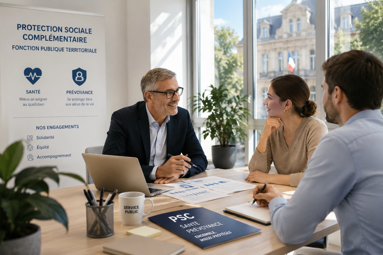 Réunion professionnelle autour de la protection sociale complémentaire dans la fonction publique territoriale